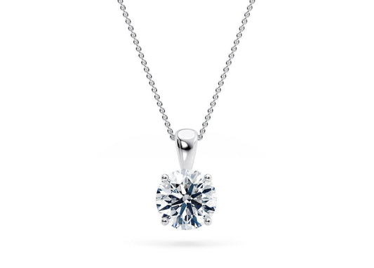 Round Diamond Bell Pendant