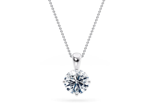 Round Diamond Cross Bell Pendant