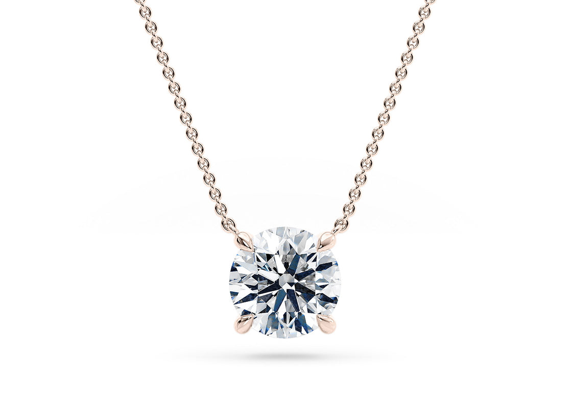Round Diamond Singularity Pendant