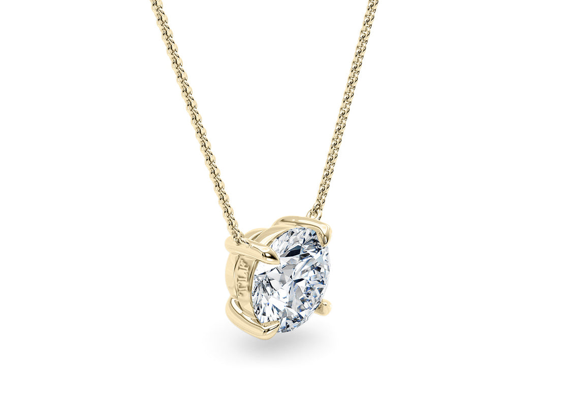 Round Diamond Singularity Pendant