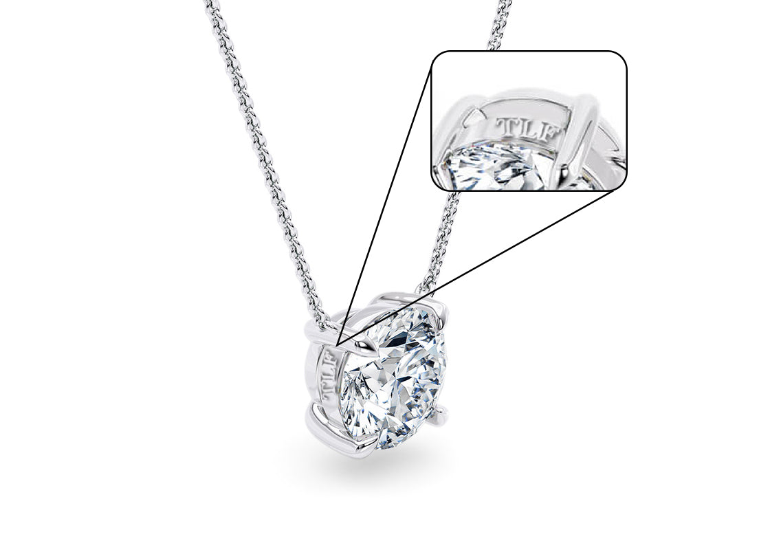 Round Diamond Singularity Pendant