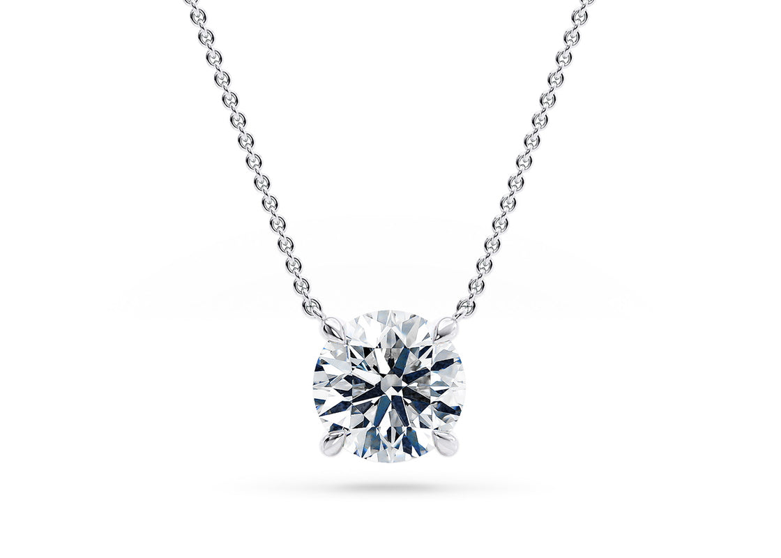 Round Diamond Singularity Pendant