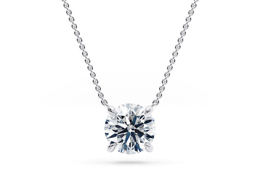 Round Diamond Singularity Pendant
