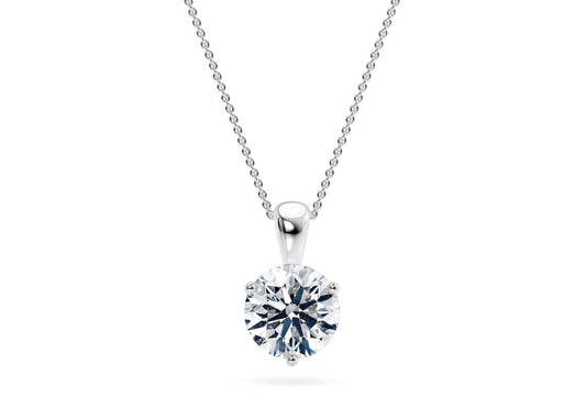 Round Diamond Trinity Bell Pendant